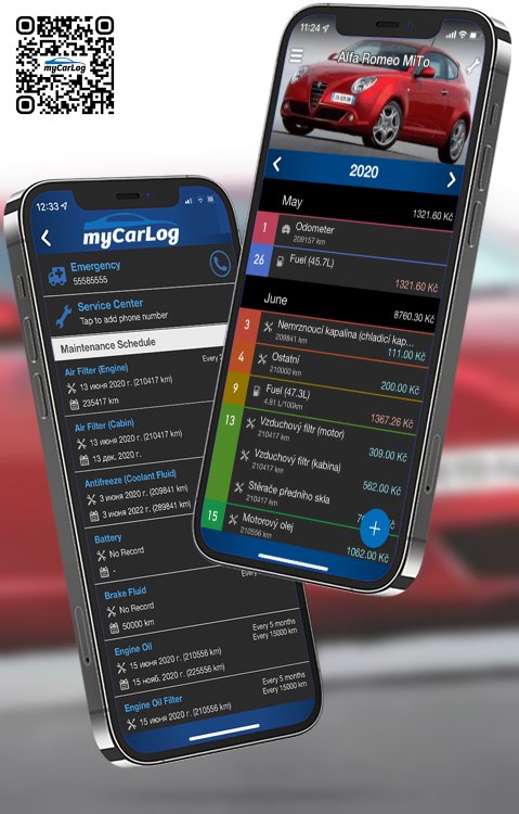 Manage all information and logs about Alfa Romeo MiTo by Alfa Romeo with myCarLog!!