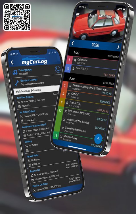 Manage all information and logs about Austin Montego by Austin with myCarLog!!