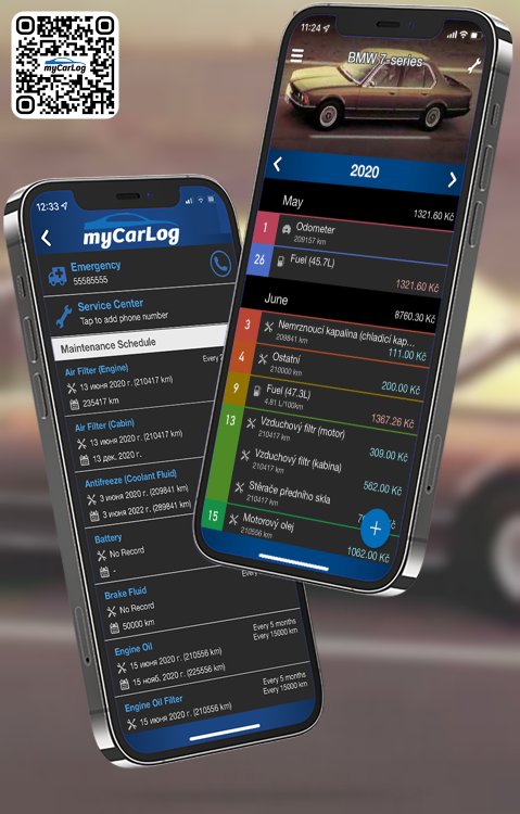 Manage all information and logs about BMW 7-series by BMW with myCarLog!!