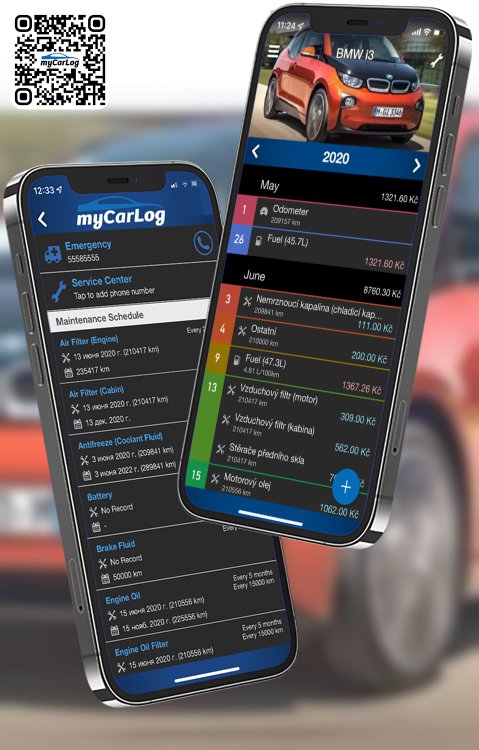Manage all information and logs about BMW i3 by BMW with myCarLog!!