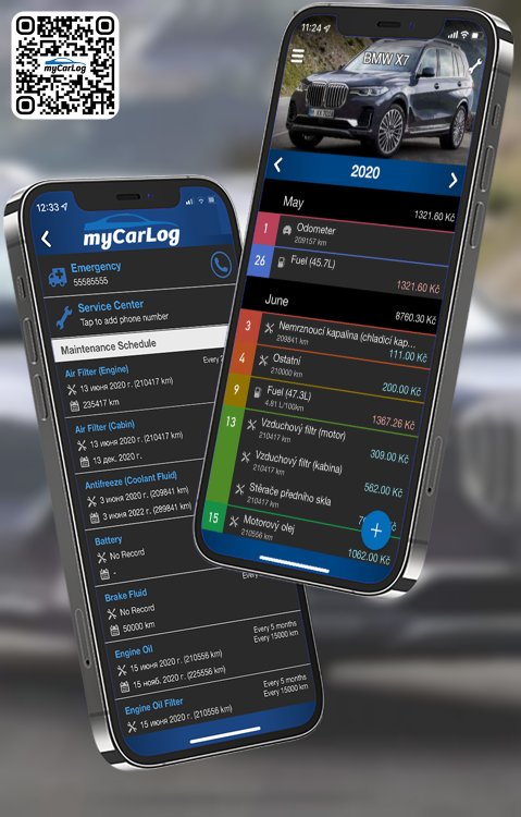 Manage all information and logs about BMW X7 by BMW with myCarLog!!