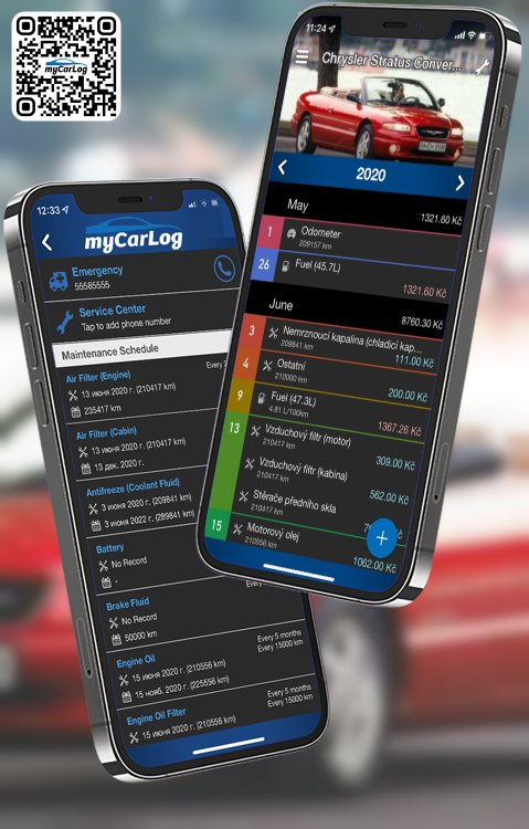 Manage all information and logs about Chrysler Stratus Convertible by Chrysler with myCarLog!!