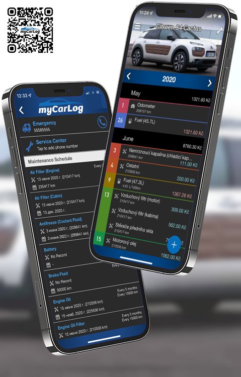 Manage all information and logs about Citroen C4 Cactus by Citroen with myCarLog!!