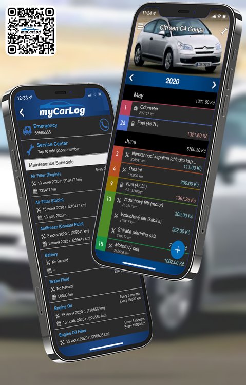 Manage all information and logs about Citroen C4 Coupe by Citroen with myCarLog!!