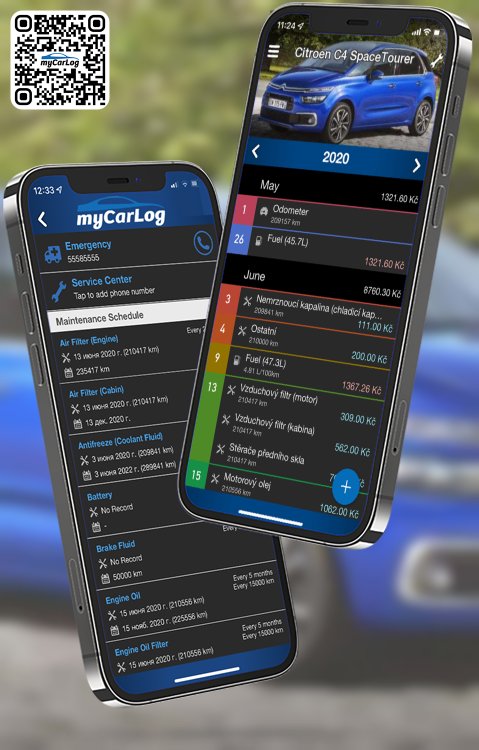 Manage all information and logs about Citroen C4 SpaceTourer by Citroen with myCarLog!!