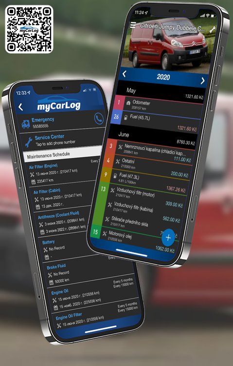 Manage all information and logs about Citroen Jumpy Dubbele Cabine by Citroen with myCarLog!!