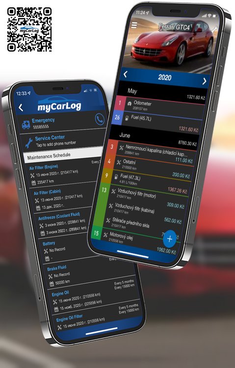 Manage all information and logs about Ferrari GTC4 by Ferrari with myCarLog!!