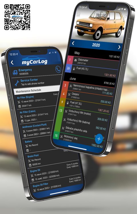 Manage all information and logs about Fiat 127 by Fiat with myCarLog!!