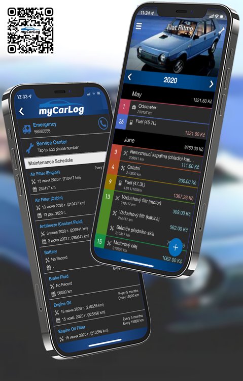 Manage all information and logs about Fiat Ritmo by Fiat with myCarLog!!