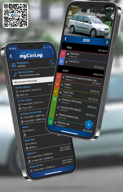 Manage all information and logs about Fiat Stilo Multi Wagon by Fiat with myCarLog!!