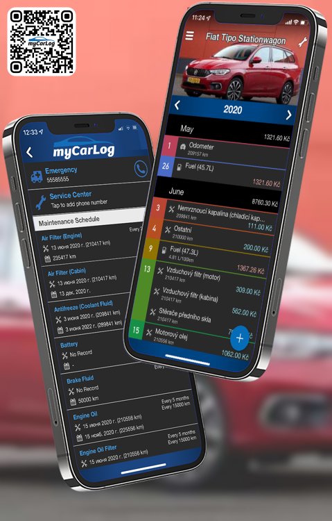 Manage all information and logs about Fiat Tipo Stationwagon by Fiat with myCarLog!!