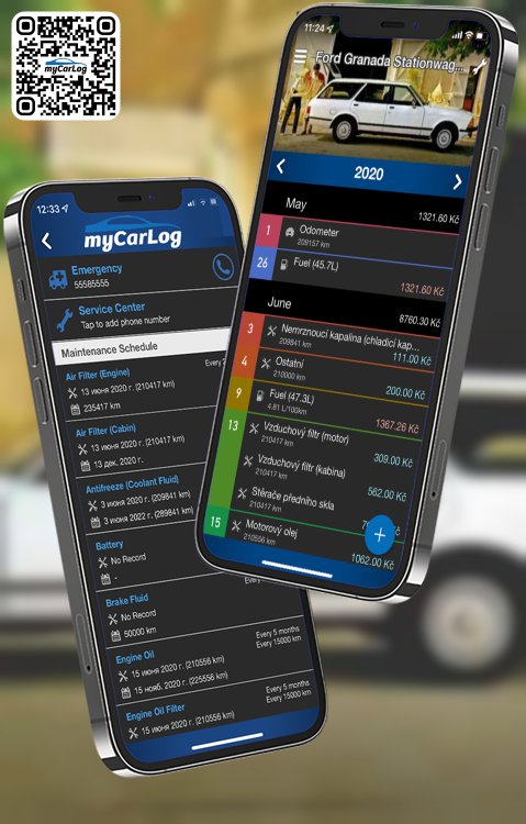 Manage all information and logs about Ford Granada Stationwagon by Ford with myCarLog!!