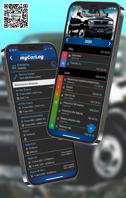 Manage all information and logs about Ford Maverick SWB by Ford with myCarLog!!