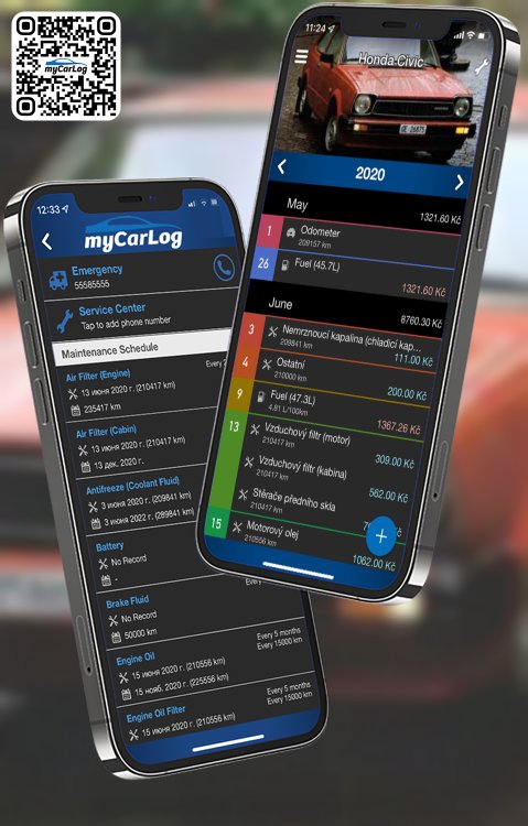 Manage all information and logs about Honda Civic by Honda with myCarLog!!