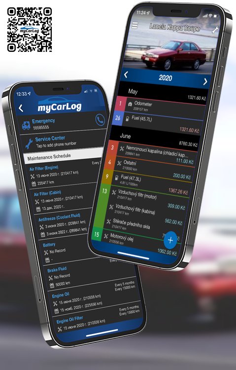 Manage all information and logs about Lancia Kappa Coupe by Lancia with myCarLog!!
