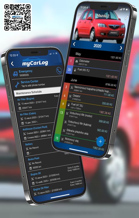 Manage all information and logs about Mazda 2 by Mazda with myCarLog!!