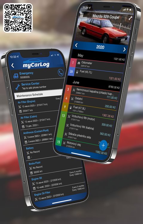 Manage all information and logs about Mazda 929 Coupe by Mazda with myCarLog!!