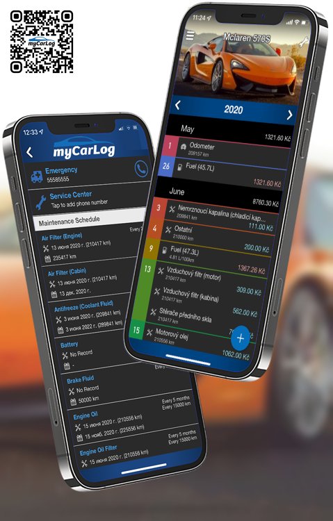 Manage all information and logs about Mclaren 570S by McLaren with myCarLog!!