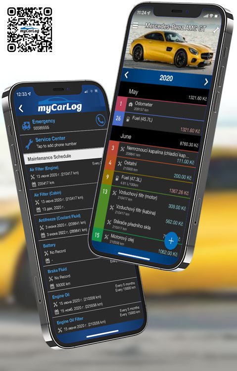 Manage all information and logs about Mercedes-Benz AMG GT by Mercedes-Benz with myCarLog!!