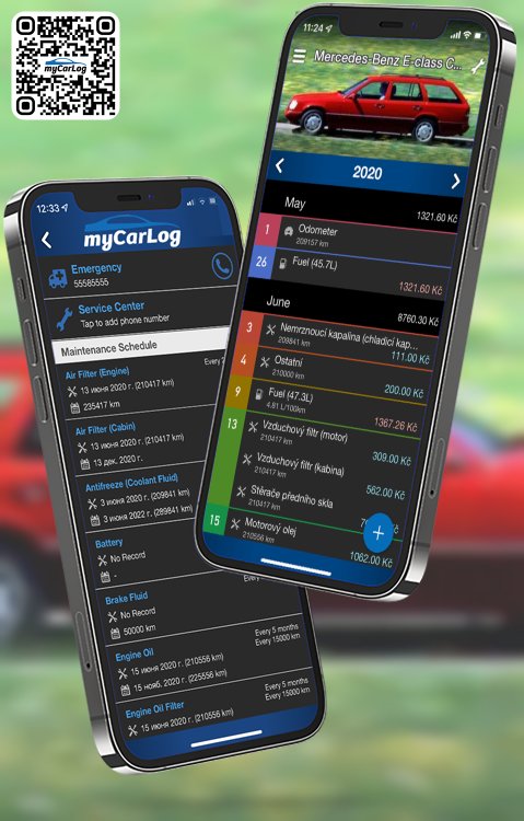 Manage all information and logs about Mercedes-Benz E-class Combi by Mercedes-Benz with myCarLog!!