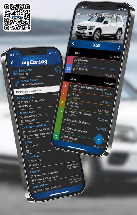 Manage all information and logs about Mercedes-Benz GLB by Mercedes-Benz with myCarLog!!