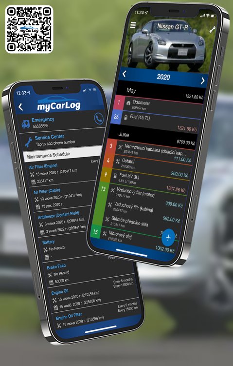 Manage all information and logs about Nissan GT-R by Nissan with myCarLog!!