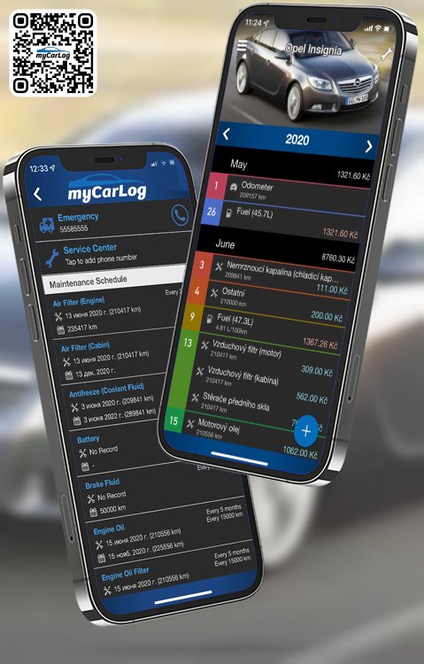 Manage all information and logs about Opel Insignia by Opel with myCarLog!!