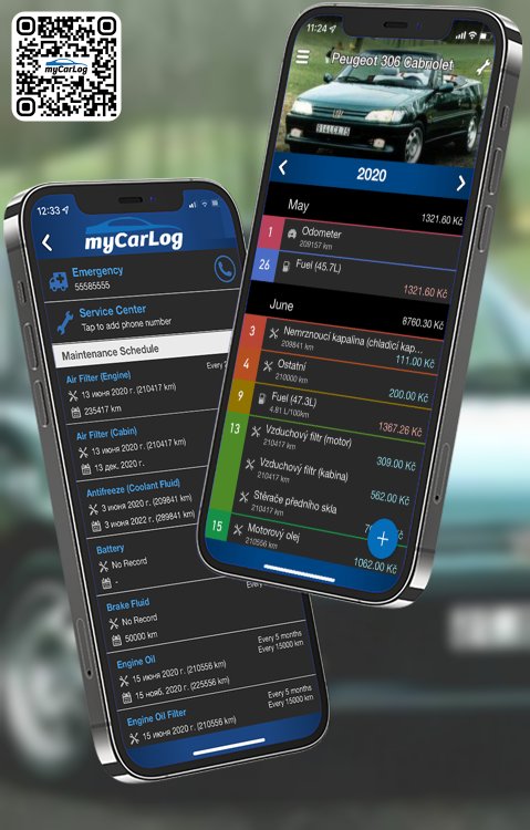 Manage all information and logs about Peugeot 306 Cabriolet by Peugeot with myCarLog!!