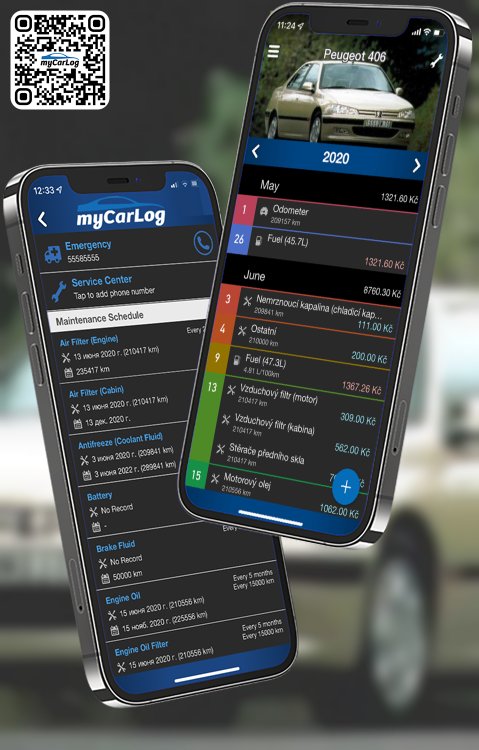 Manage all information and logs about Peugeot 406 by Peugeot with myCarLog!!