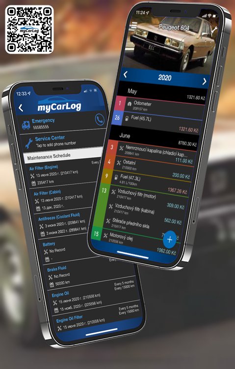Manage all information and logs about Peugeot 604 by Peugeot with myCarLog!!