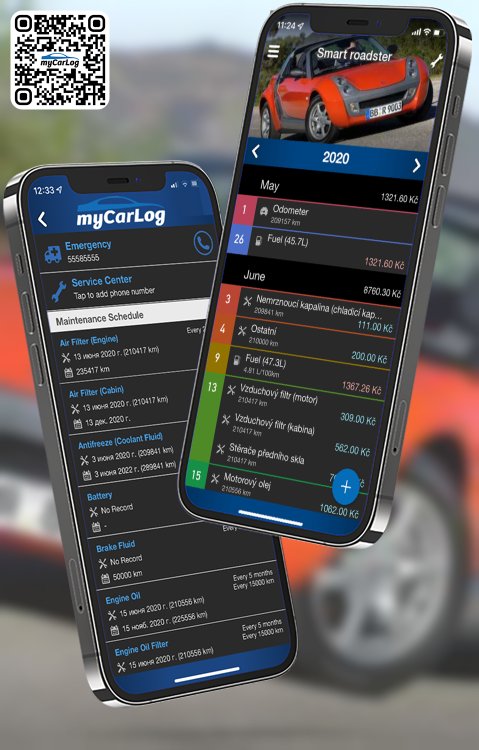 Manage all information and logs about Smart roadster by Smart with myCarLog!!