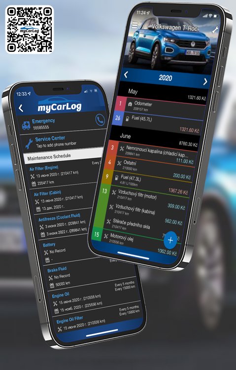 Manage all information and logs about Volkswagen T-Roc by Volkswagen with myCarLog!!